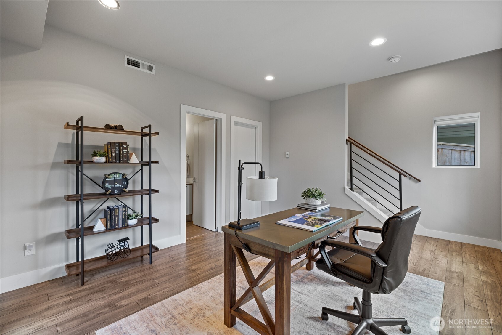 24903 123rd Place Southeast Kent, WA 98030 - Photo 35 of 40 a view of a workspace with furniture and lounge chair