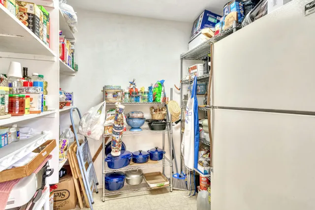 a view of storage and utility room