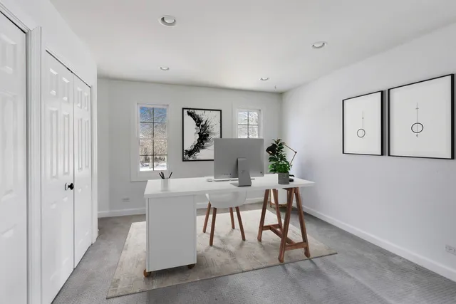 a view of a storage room