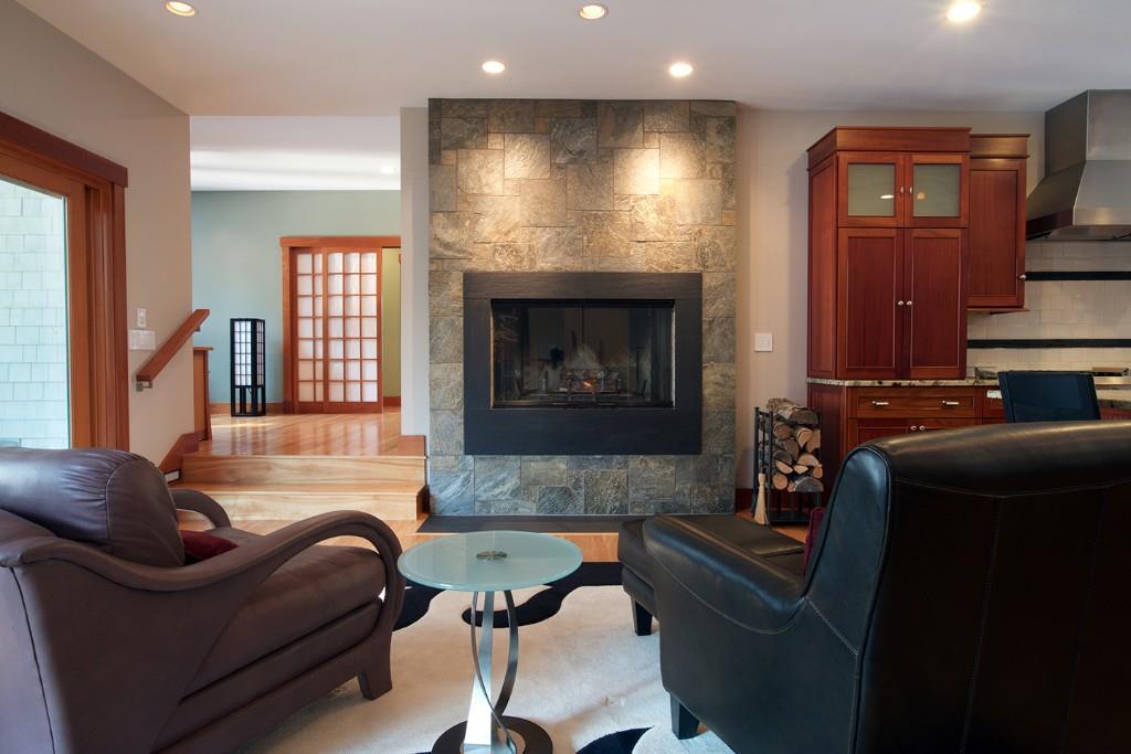 149 Treasure Point Road Tenants Harbor, ME 04860 - Photo 9 of 30 Sitting area in kitchen with wood...