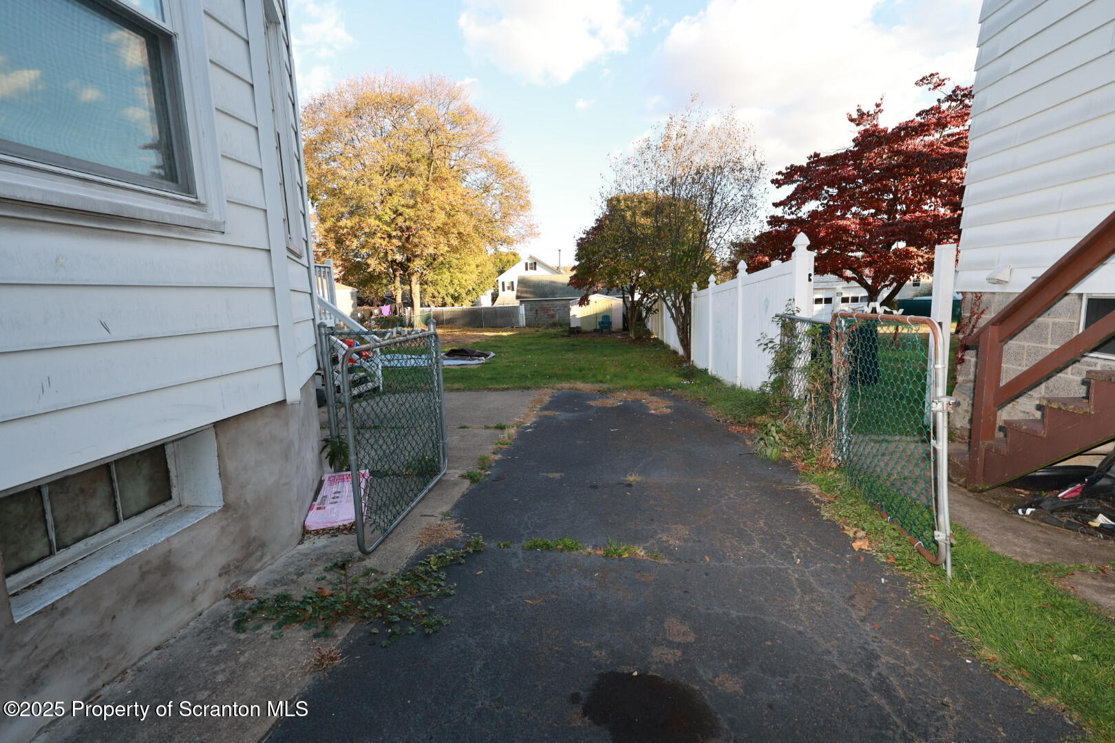322 1st Street Olyphant, PA 18447 - Photo 13 of 13 a view of a back yard of the house