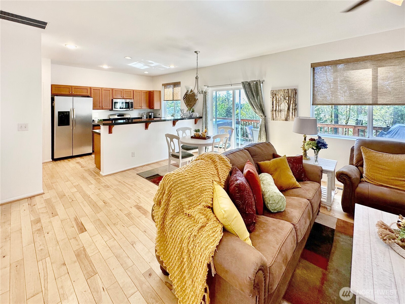 1348 Ebbets Drive Tumwater, WA 98512 - Photo 12 of 37 a living room with furniture and a large window