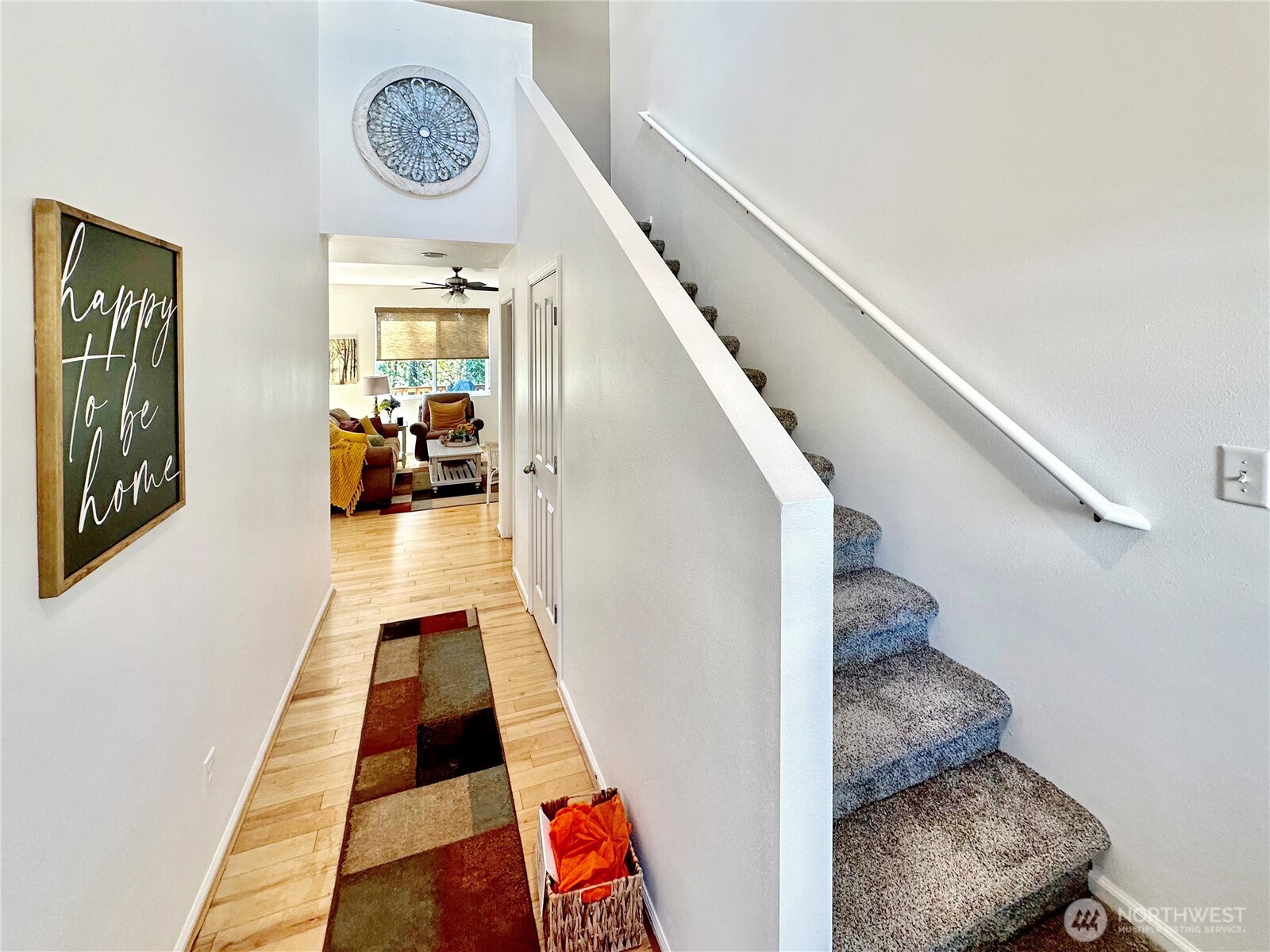 1348 Ebbets Drive Tumwater, WA 98512 - Photo 6 of 37 a view of entryway and hall with wooden floor