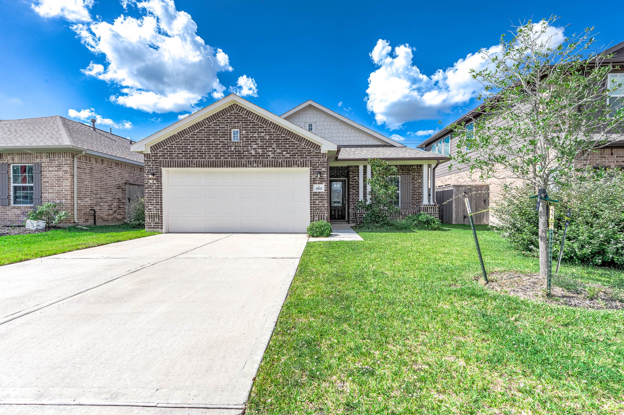 3611 Prairie Rose Trail Angleton, TX 77515 - Photo 1 of 25 a view of a house with a yard