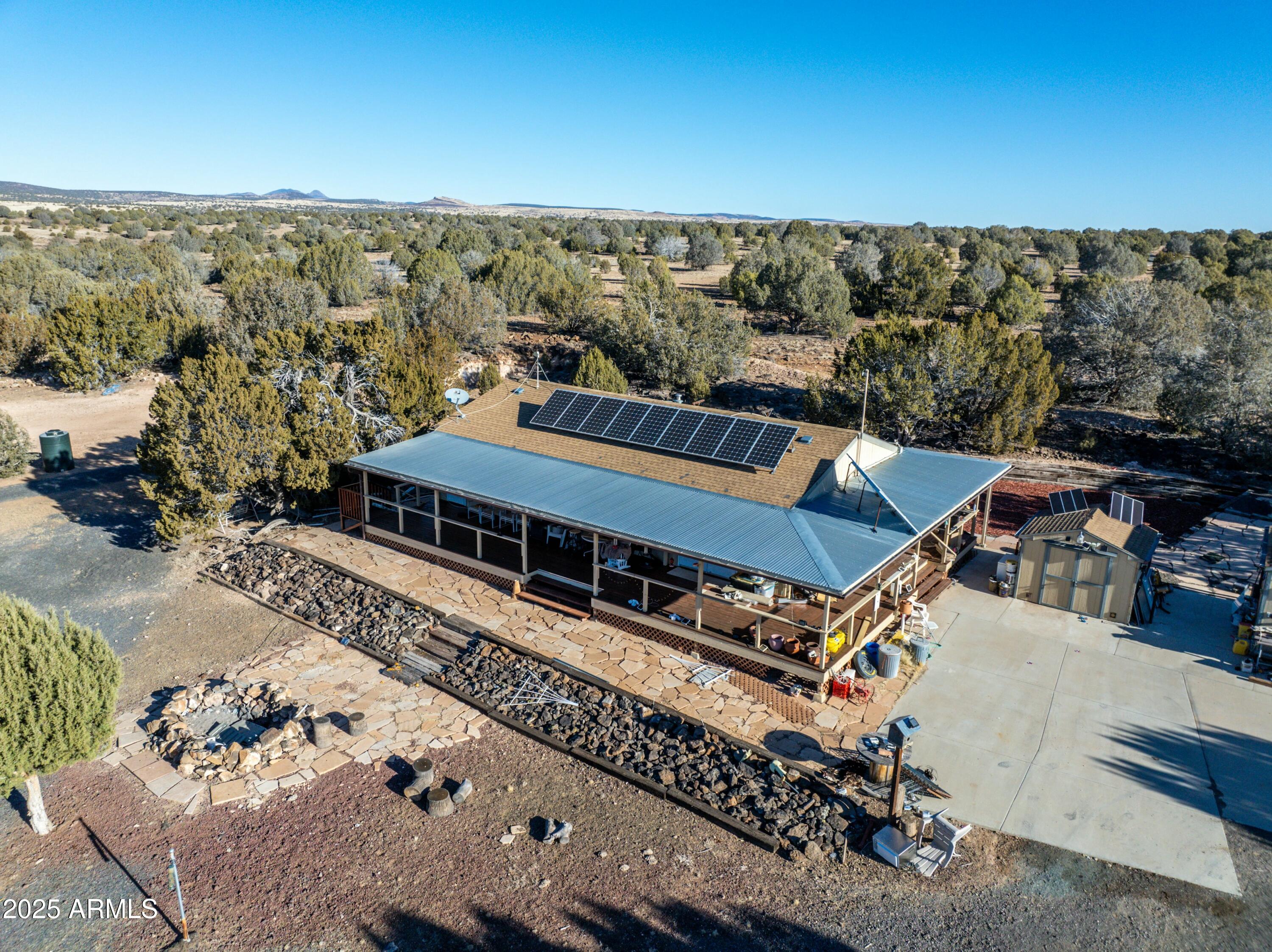 10777 West Raging Crab Road Ash Fork, AZ 86320 - Photo 45 of 45 Aerial front