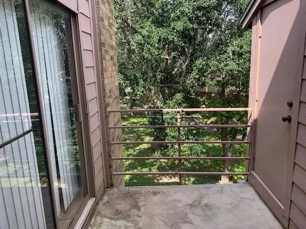 a view of outdoor space with garden