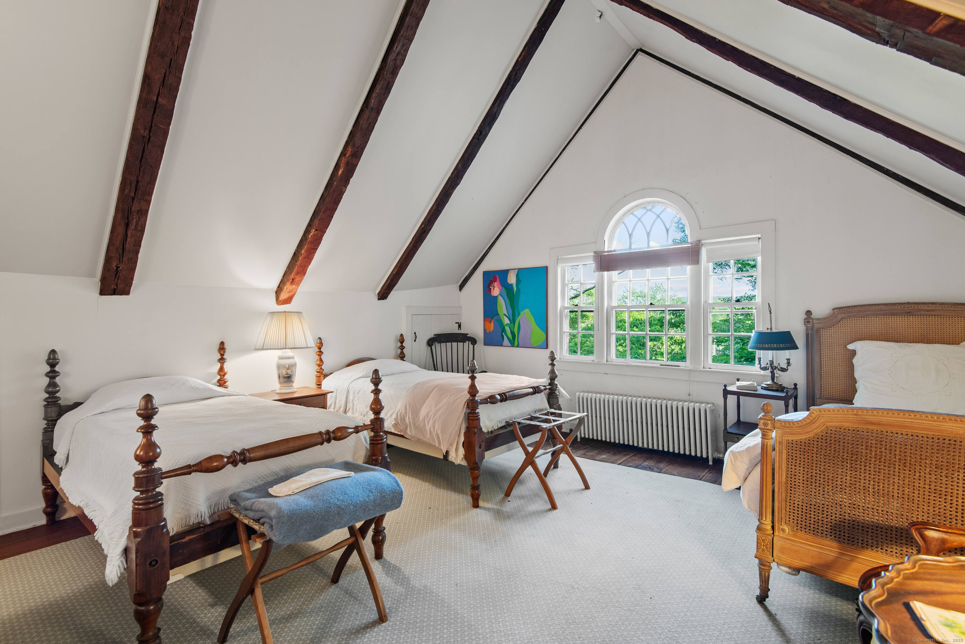 53-1 Selden Road Lyme, CT 06371 - Photo 19 of 40 One of two third floor guestrooms that share a full bath.
