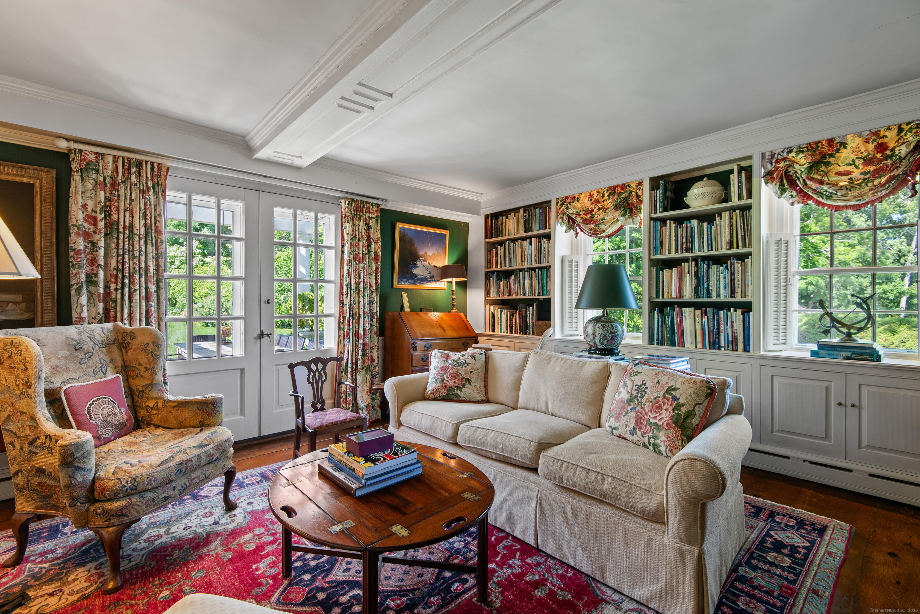 53-1 Selden Road Lyme, CT 06371 - Photo 4 of 40 Library with ample bookshelves.