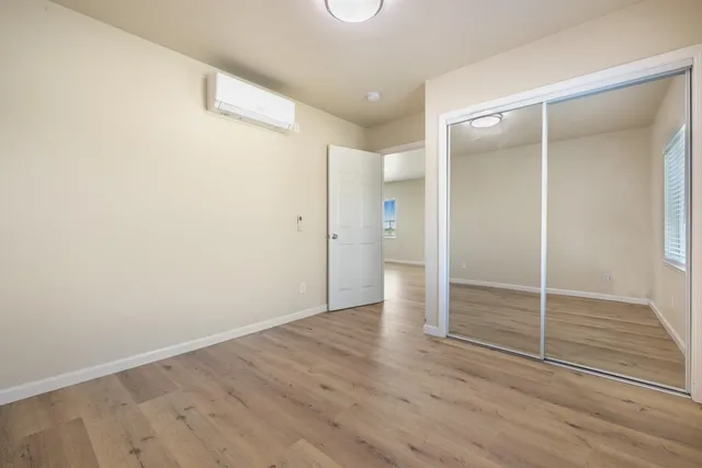wooden floor in an empty room
