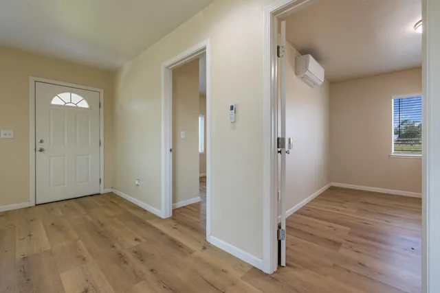 wooden floor in an empty room
