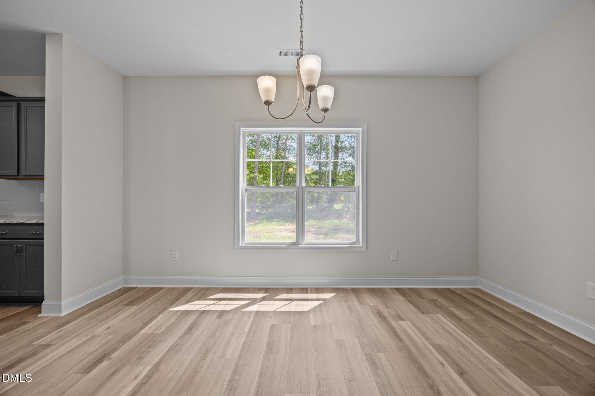205 Regis Lane, Unit 11 Coats, NC 27521 - Photo 7 of 37 an empty room with wooden floor and windows