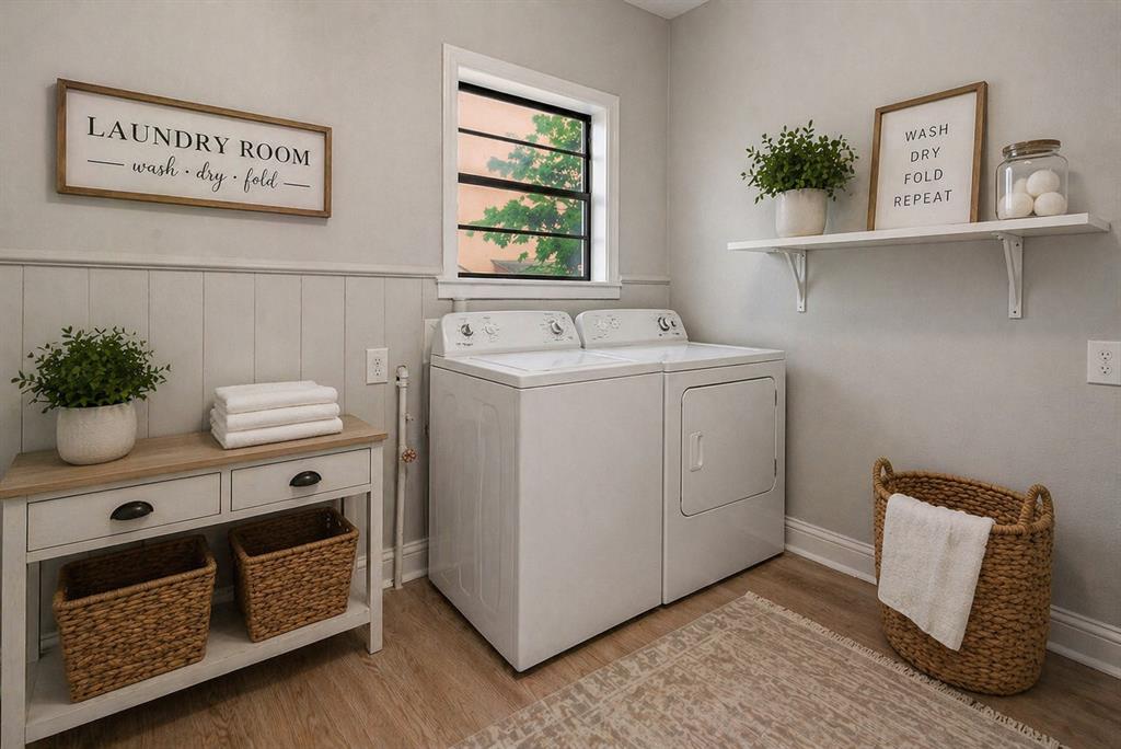 306 North Front Street Savoy, TX 75479 - Photo 20 of 27 Virtually staged laundry room
