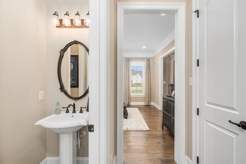 102 Minnock Drive Mars, PA 16046 - Photo 22 of 50 a bathroom with a sink and a mirror