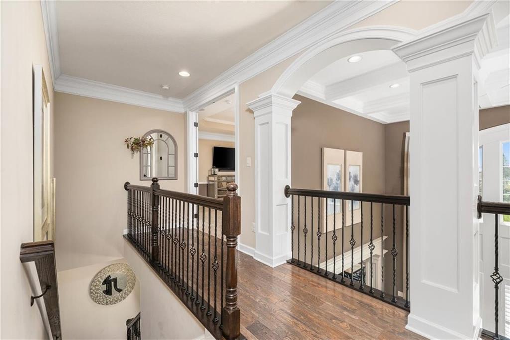 102 Minnock Drive Mars, PA 16046 - Photo 23 of 50 a view of a hallway with entryway and hardwood floor