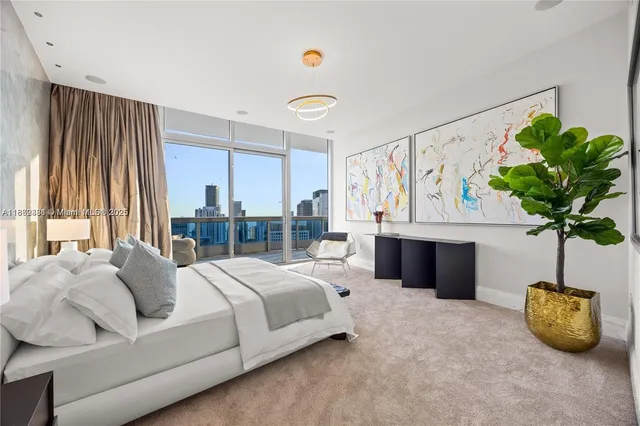 a view of city from balcony