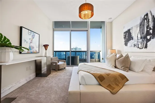 a view of a balcony with city view