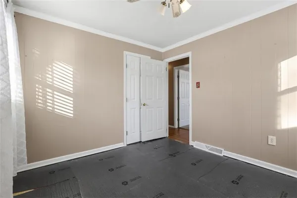 a view of a walk in closet