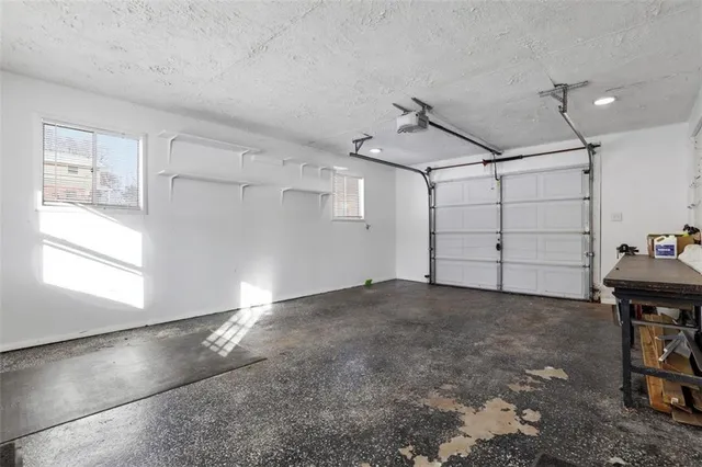 a view of workspace with gym equipment