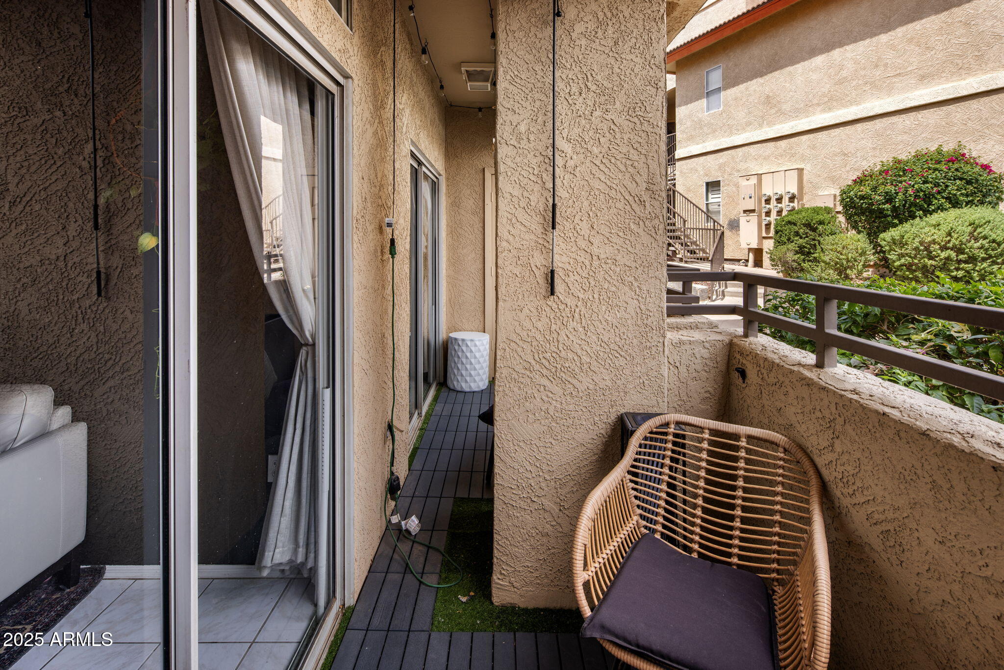 10410 North Cave Creek Road, Unit 1115 Phoenix, AZ 85020 - Photo 14 of 19 a view of balcony with wooden floor