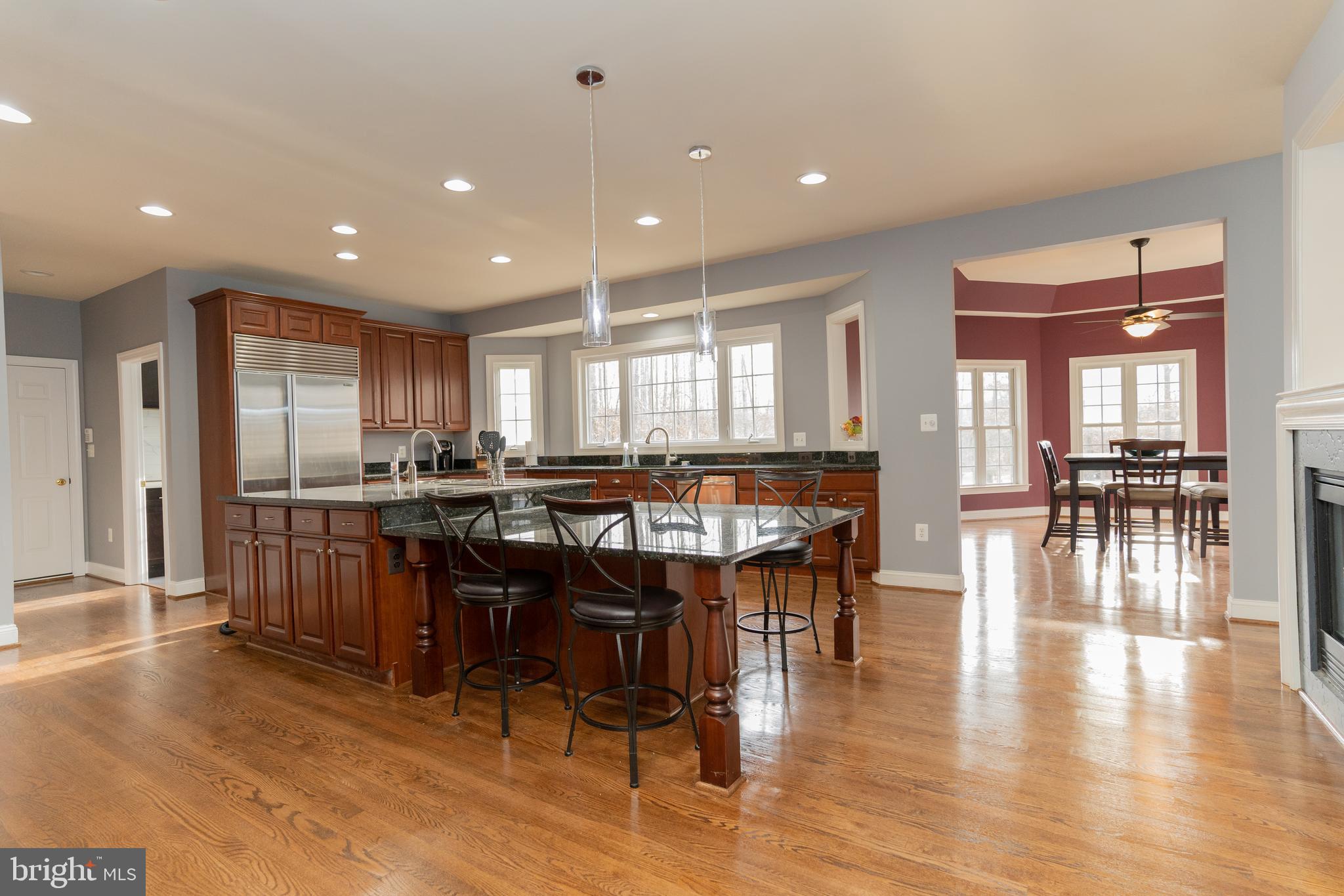 1585 Aquia Road Midland, VA 22728 - Photo 7 of 57 500sf kitchen with sub zero and 2 wall oven units
