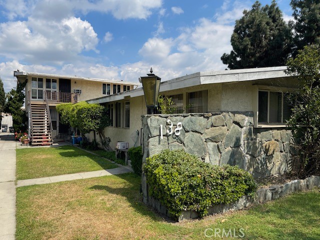 front view of house with a yard