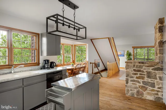 a very nice looking room with a large window