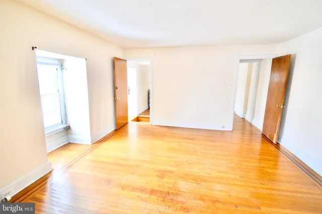 a view of an empty room