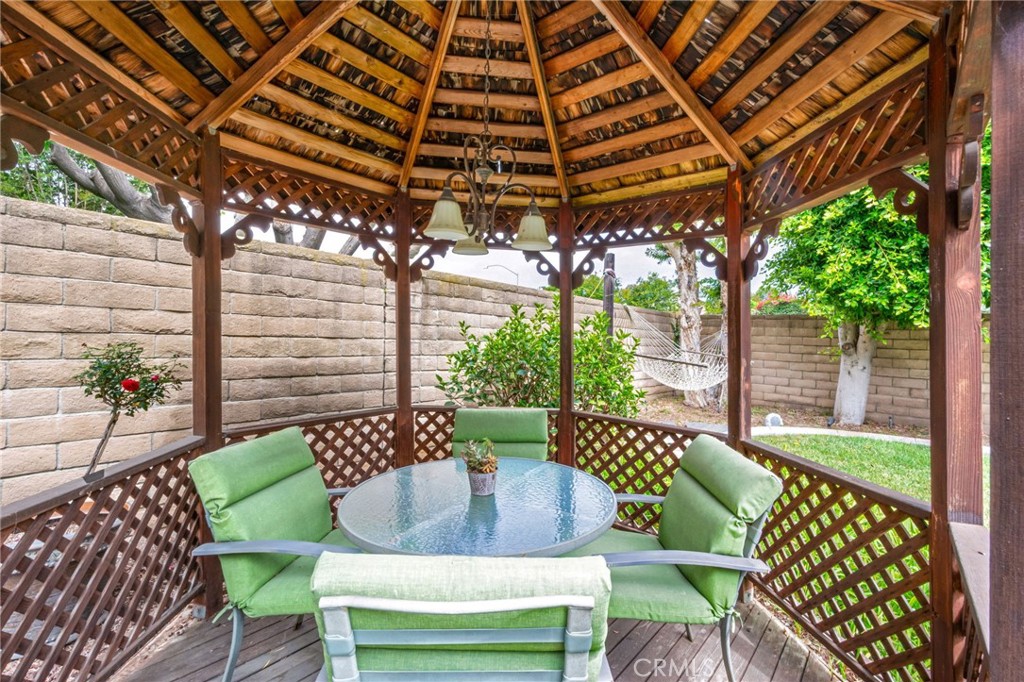 109 Cinnamon Ridge Road Brea, CA 92821 - Photo 54 of 67 Gazebo, including chandelier light.