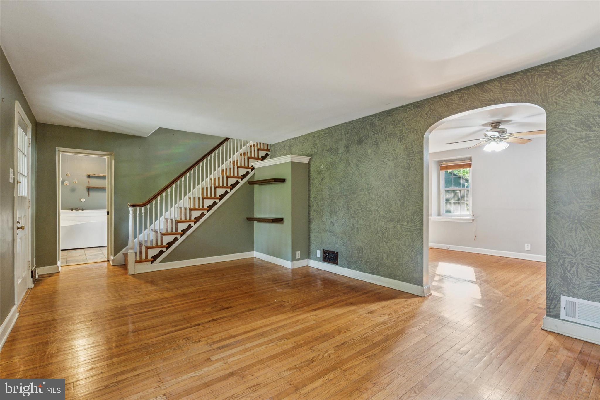 504 Plymouth Road Glenside, PA 19038 - Photo 5 of 28 a view of an entryway with wooden floor