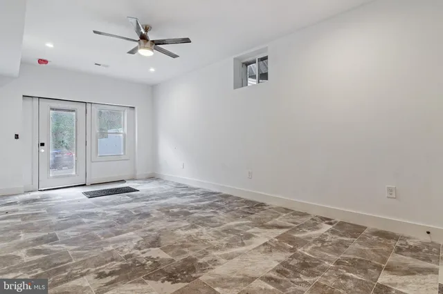 a view of an empty room