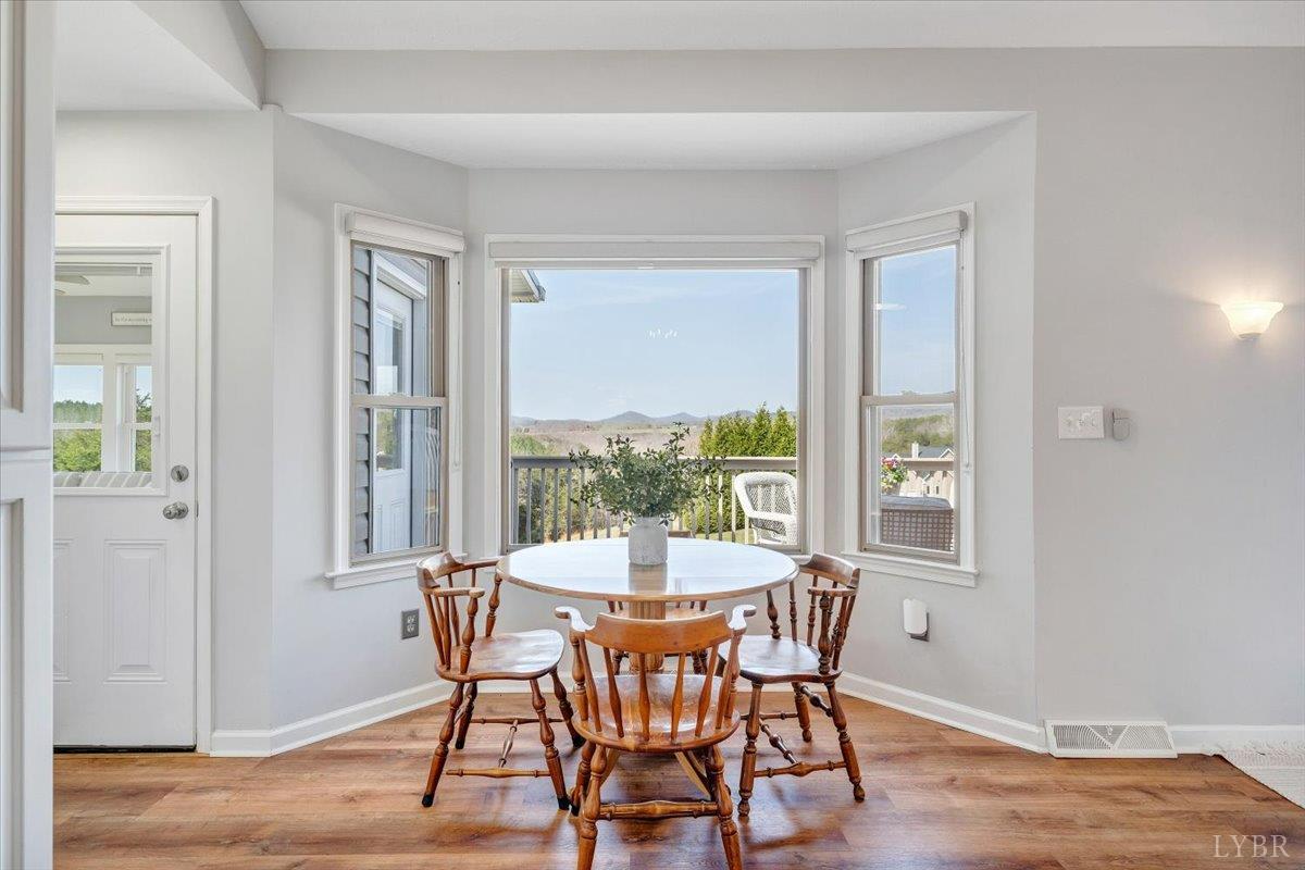 5129 Wheatland Road Bedford, VA 24523 - Photo 16 of 51 a dining room with furniture window wooden floor