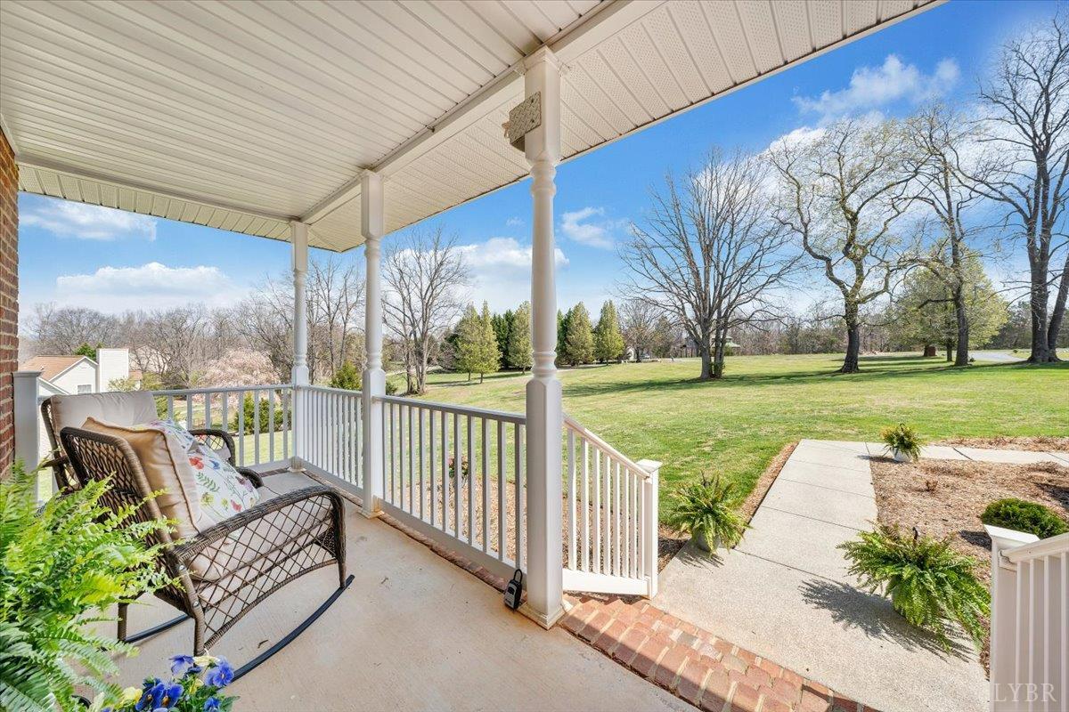5129 Wheatland Road Bedford, VA 24523 - Photo 8 of 51 a view of a garden with wooden fence