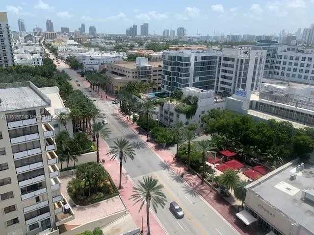 an aerial view of city