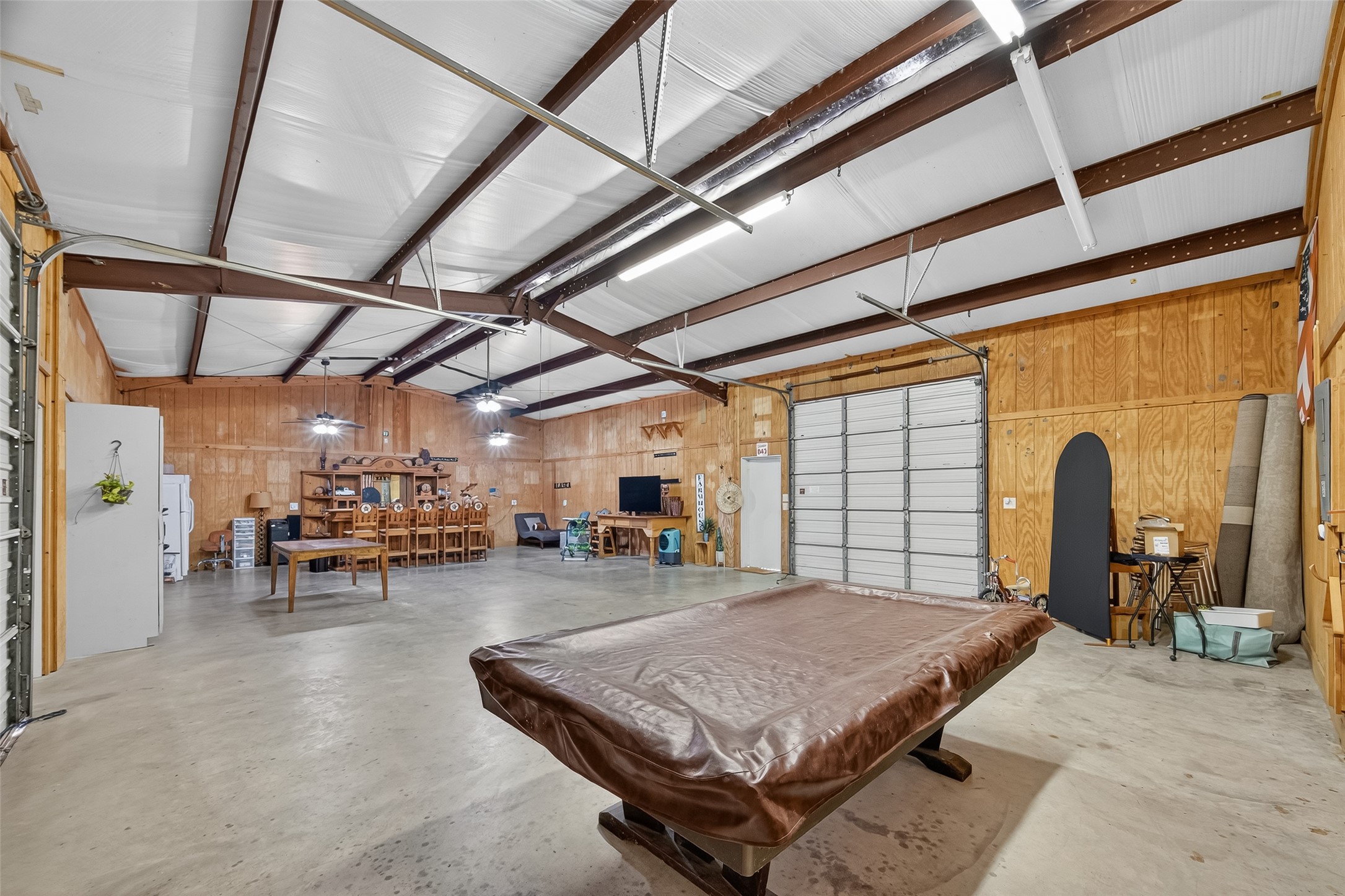 1030 Ginger Street Santa Fe, TX 77517 - Photo 35 of 50 a living room with furniture pool table and a large window
