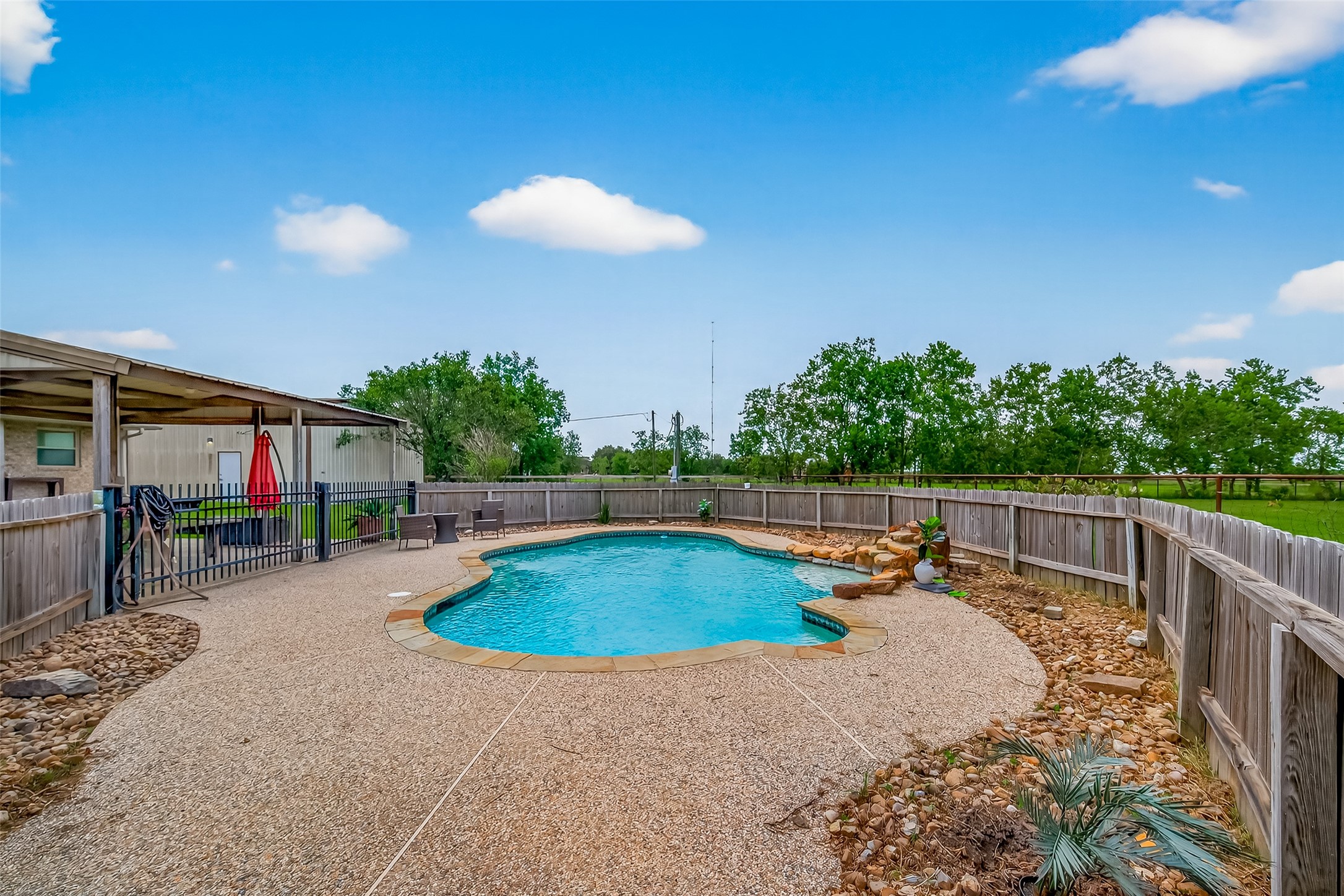 1030 Ginger Street Santa Fe, TX 77517 - Photo 42 of 50 a view of swimming pool with seating space