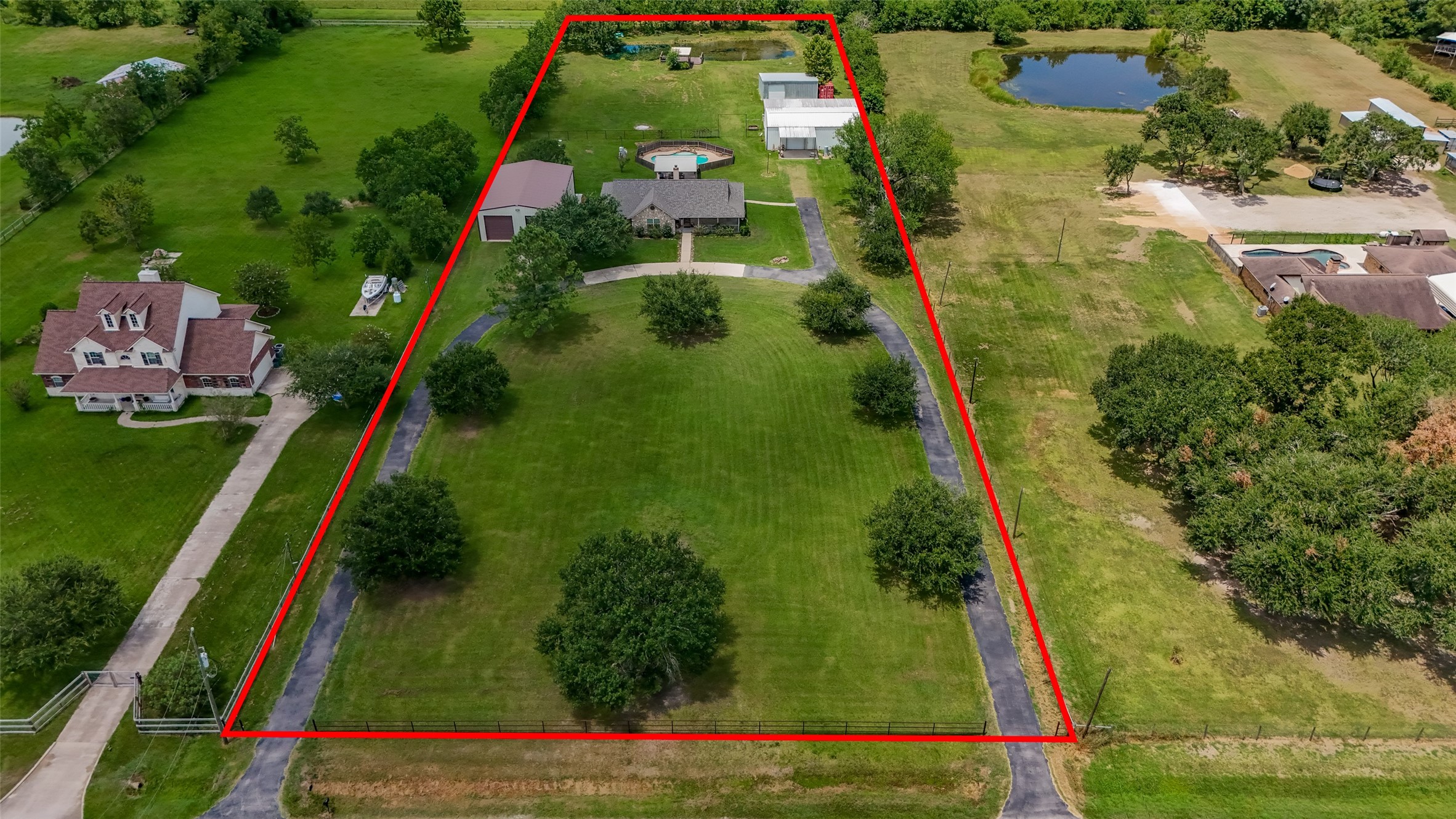 1030 Ginger Street Santa Fe, TX 77517 - Photo 49 of 50 an aerial view of residential houses with outdoor space