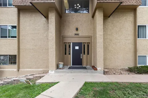 an front view of a house with outdoor space