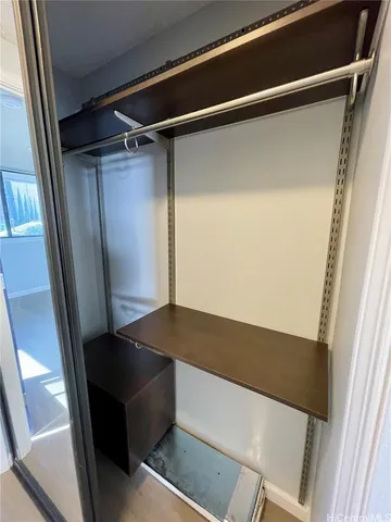 a view of walk in closet