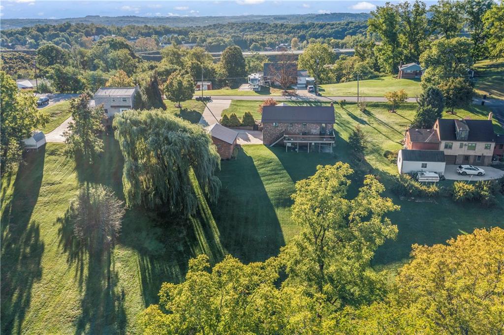 224 County Line Road Bridgeville, PA 15017 - Photo 23 of 25 an aerial view of a houses with a lake view