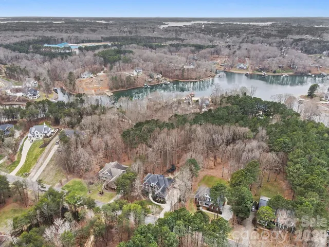 a view of lake and mountain