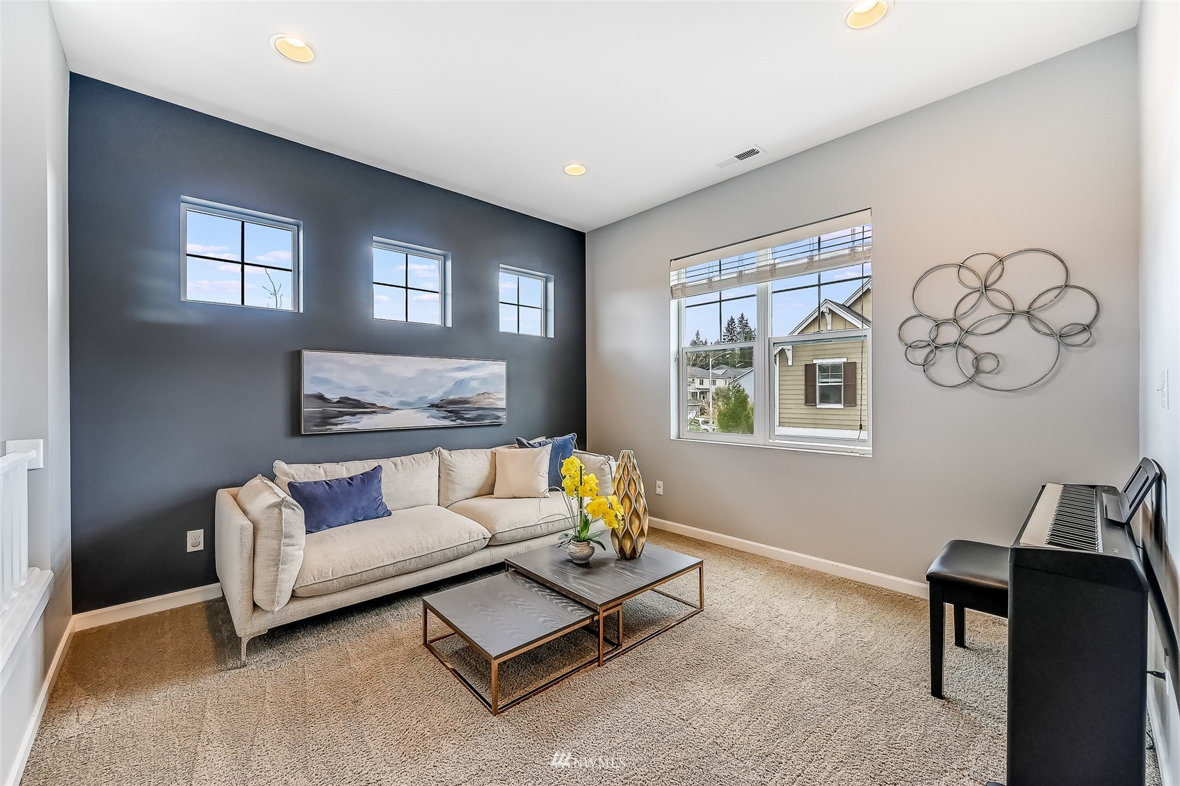 3715 195th Place Southeast Bothell, WA 98012 - Photo 13 of 28 a living room with furniture and a window
