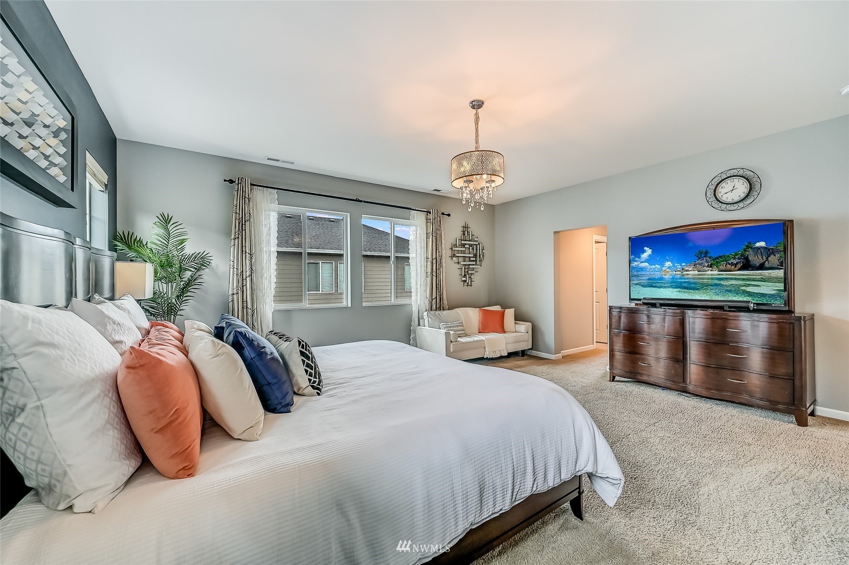 3715 195th Place Southeast Bothell, WA 98012 - Photo 17 of 28 a bedroom with bed and window