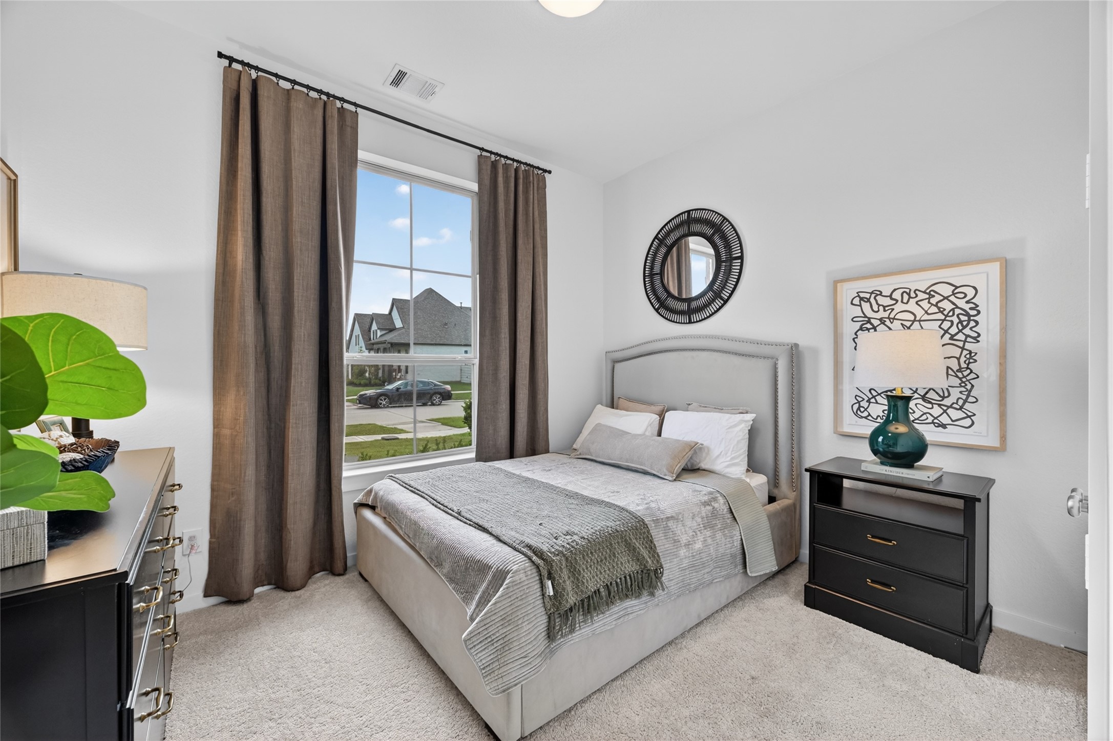 4439 Stone Ridge Lane Manvel, TX 77578 - Photo 29 of 48 a bedroom with a bed and a window