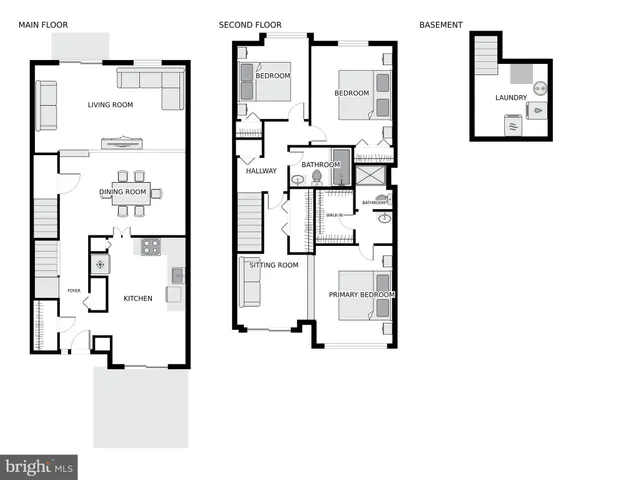 a picture of a floor plan