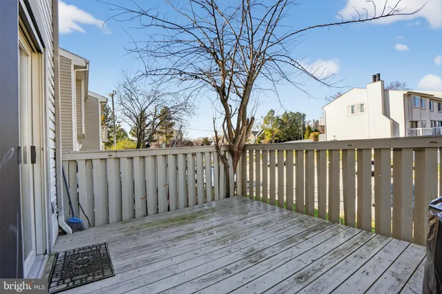 a view of a wooden fence