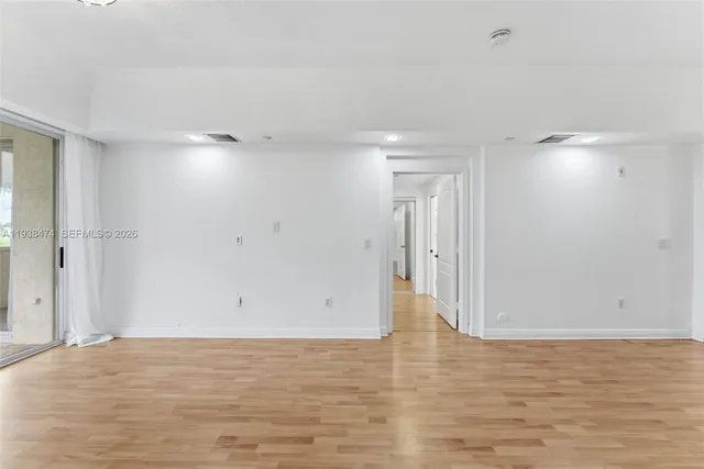 a view of empty room