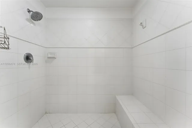 a view of a backyard with garden