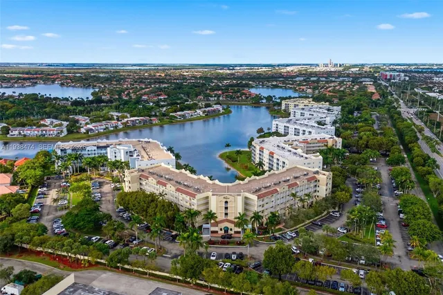 a view of a city with tall buildings