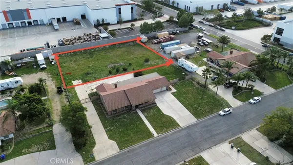 an aerial view of a