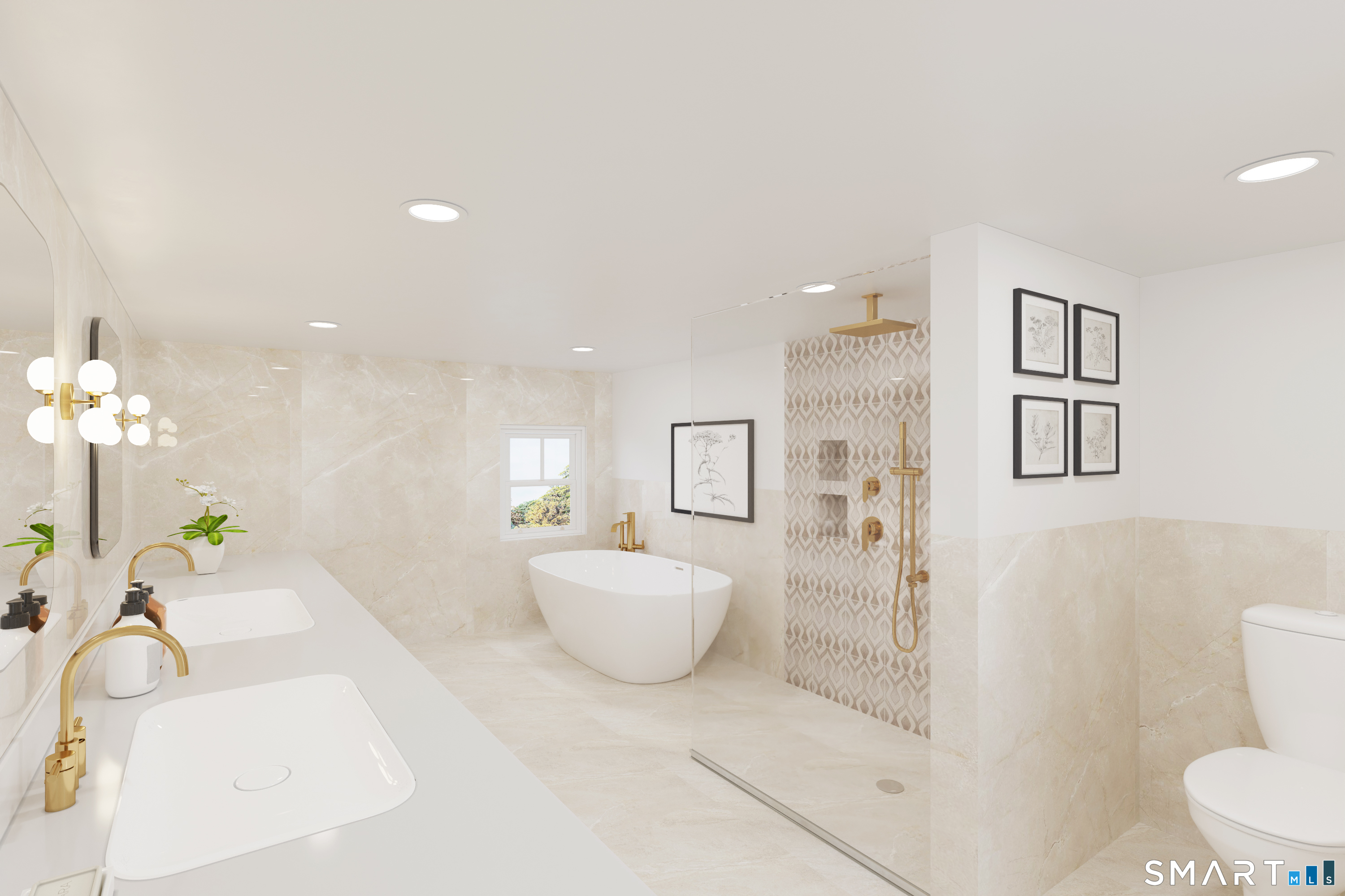 2 Fairport Road Westport, CT 06880 - Photo 6 of 10 Primary bathroom rendering
